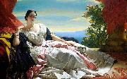 Franz Xaver Winterhalter Princess of Sayn-Wittgenstein oil painting on canvas
